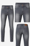 Men's Washed Grey Slim Fit Jeans