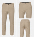 Men's Premium Beige Slim Fit Casual Trousers